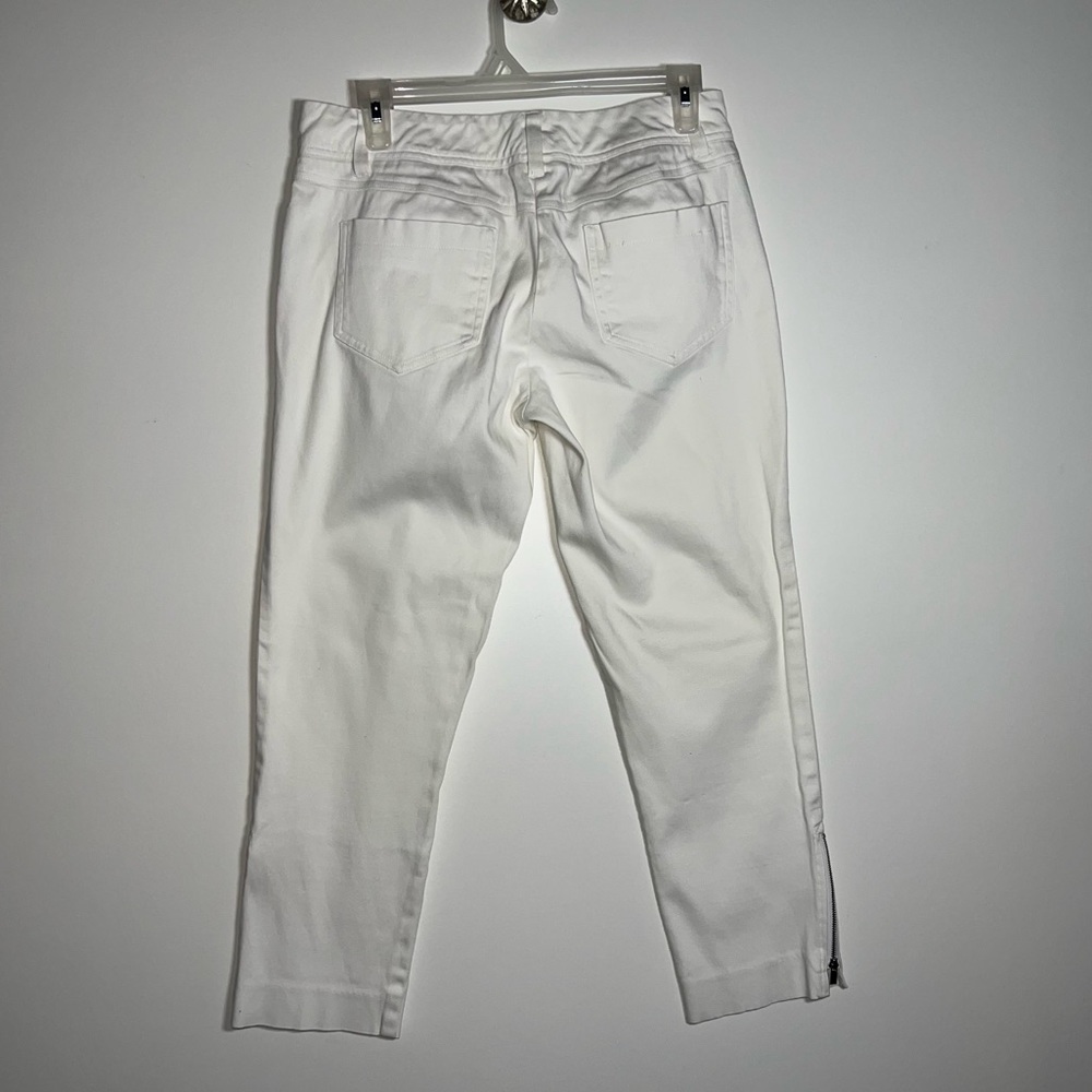 CACHÉ WHITE CROPPED PANTS - Picture 11 of 16